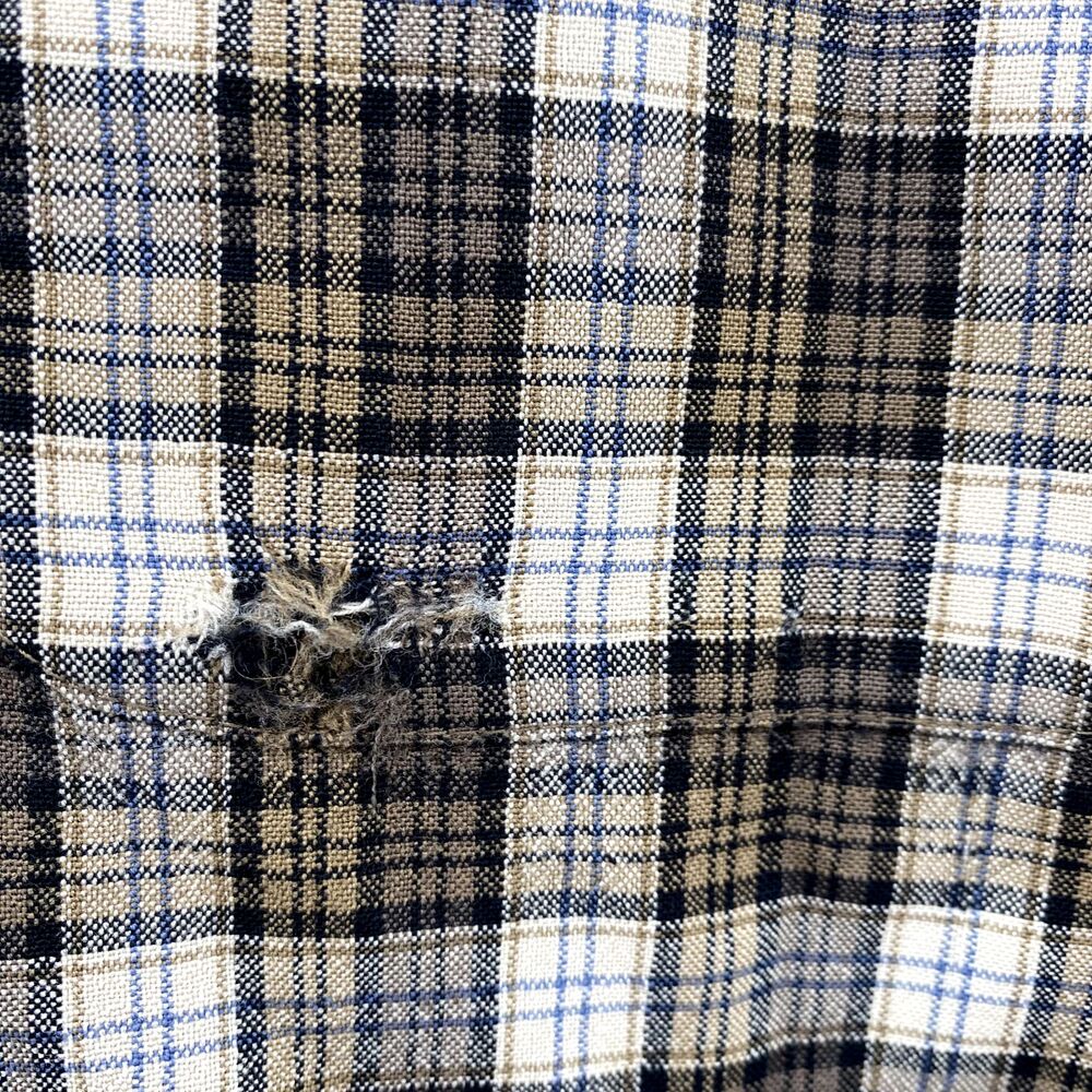 Sir Pendleton Shirt Men's XL Brown Plaid Wool Outdoor Workwear Academia Grunge - Picture 4 of 16